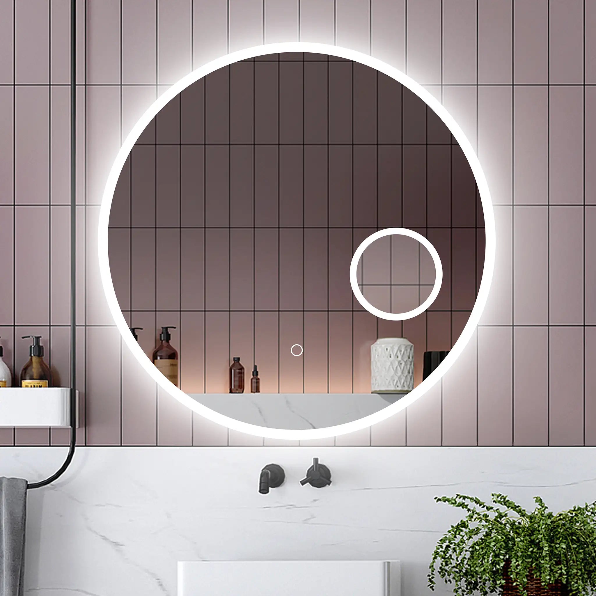 Stockholm Round LED Mirror