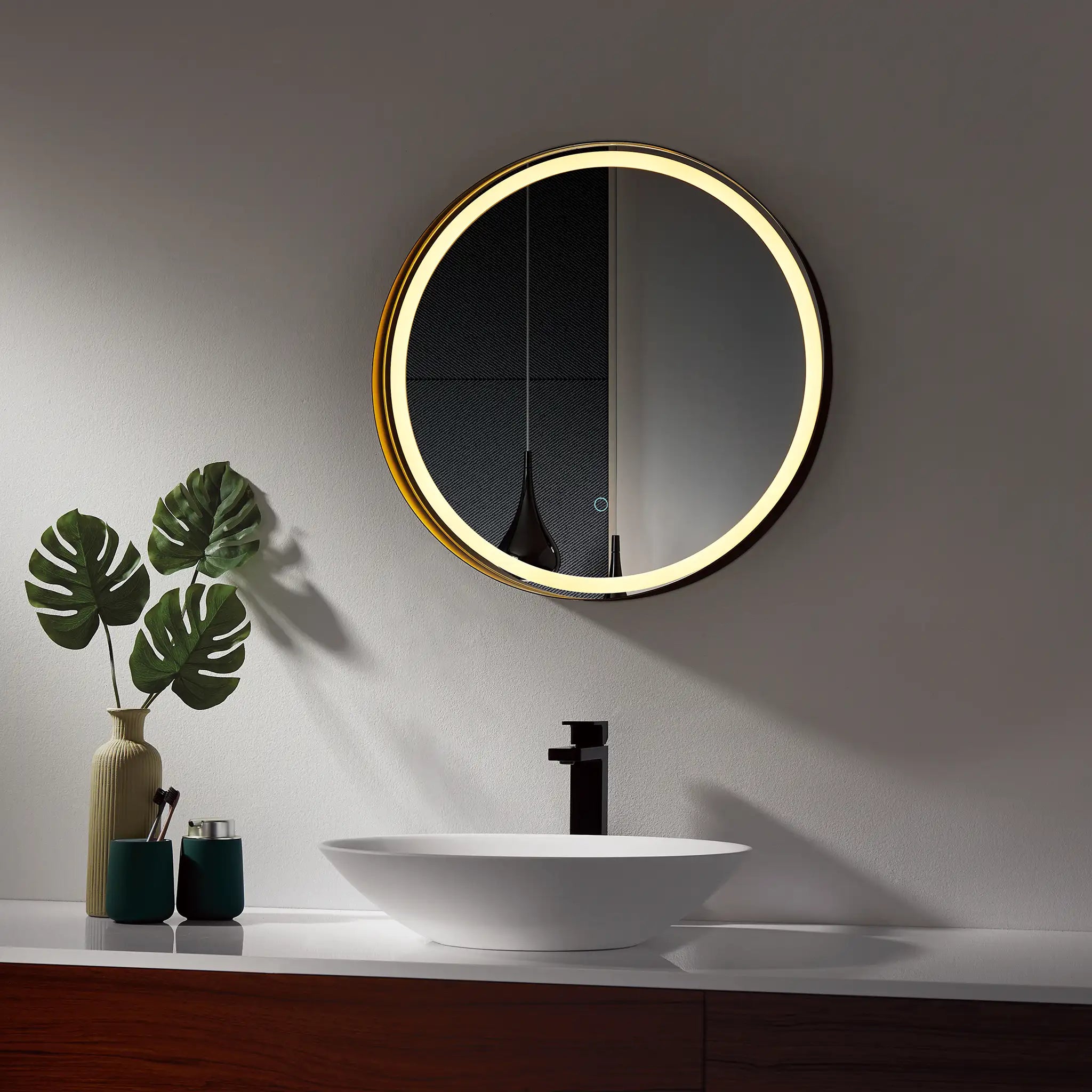 Copenhagen Round LED Bathroom Mirror