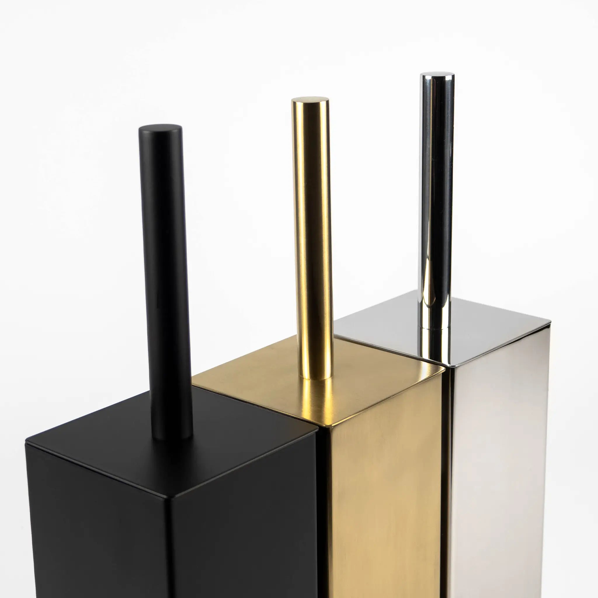 Elemental Square Toilet Brush #colour_brass