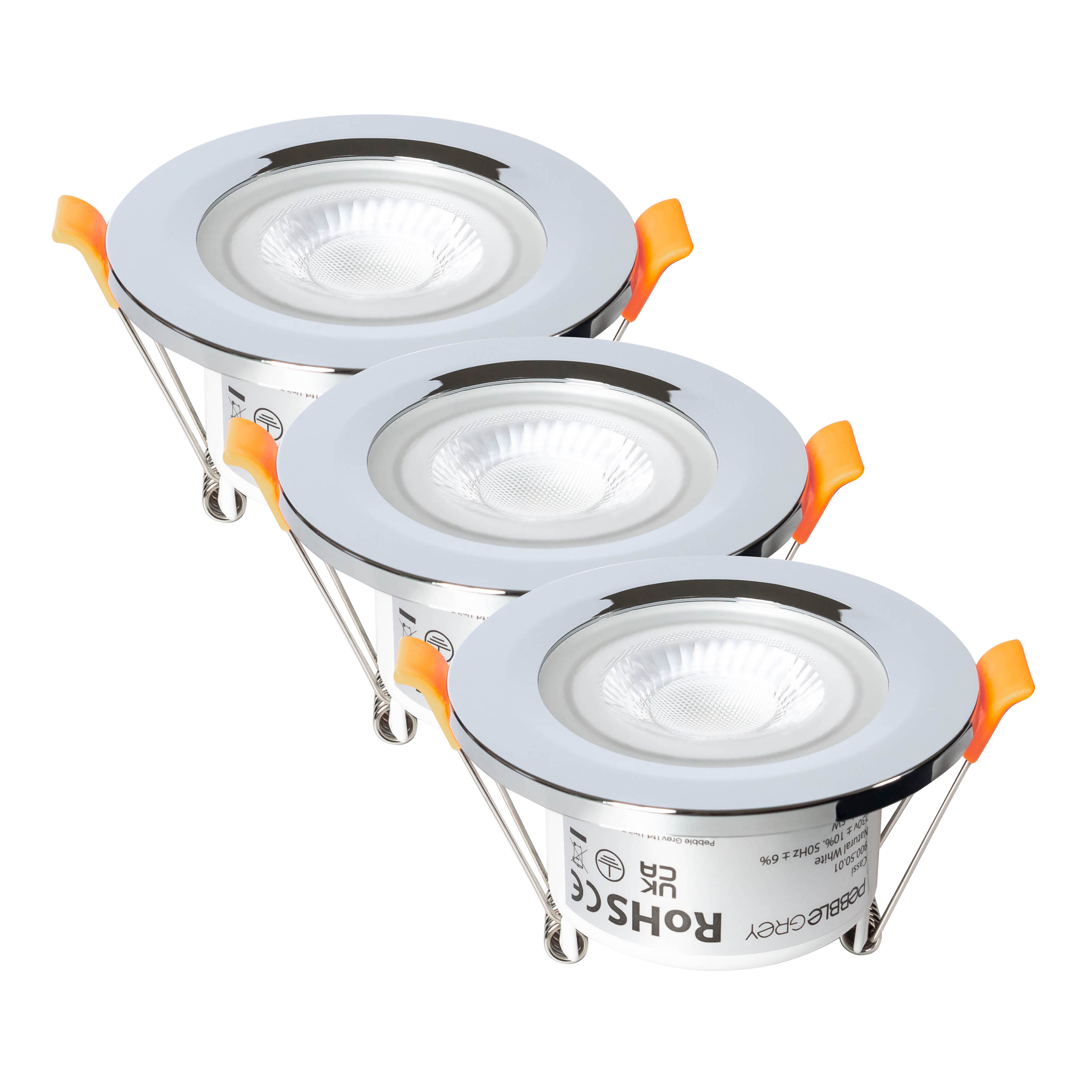 Cassi IP65 Bathroom Downlight #colour_chrome