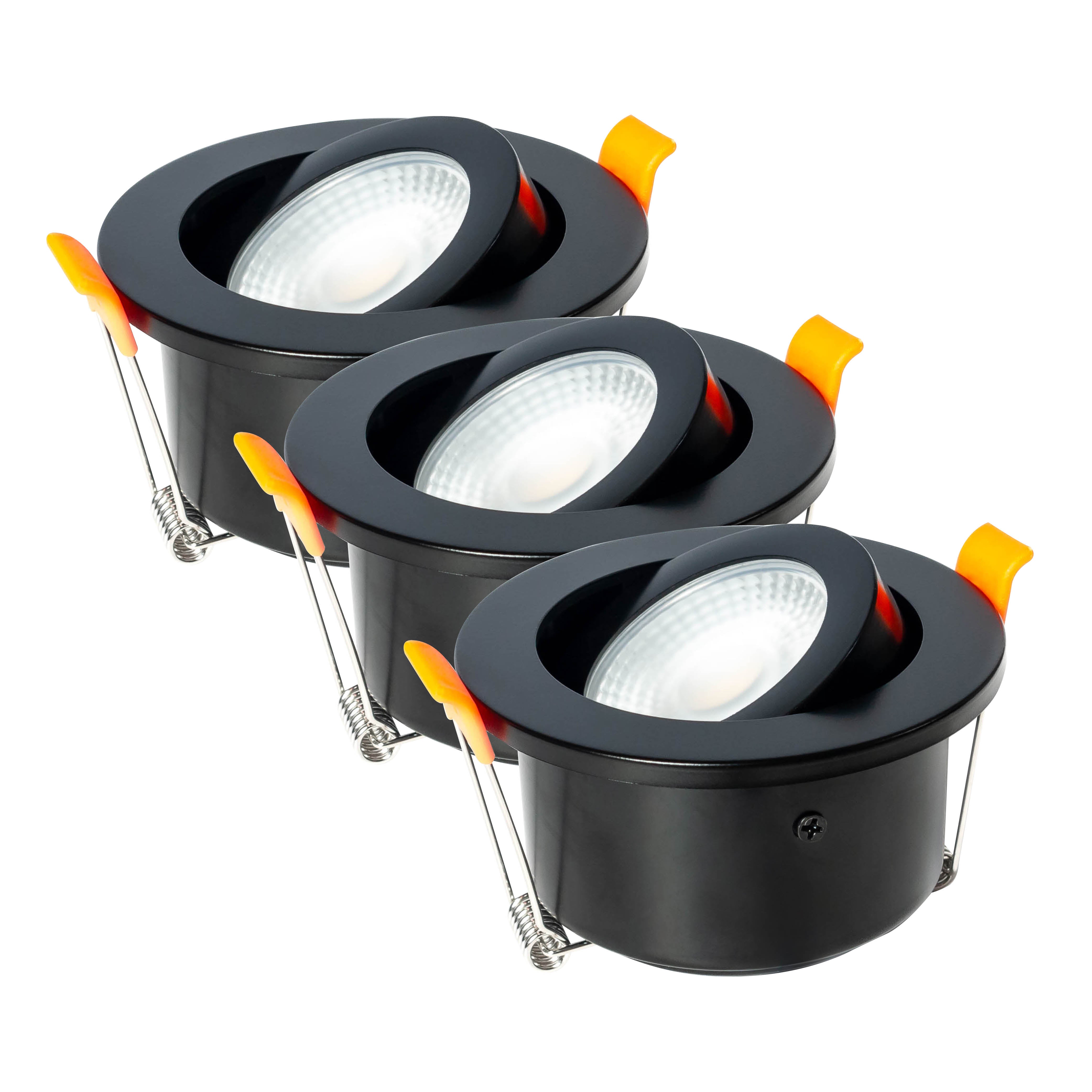 Iris Tiltable IP65 Downlight #colour_matt-black