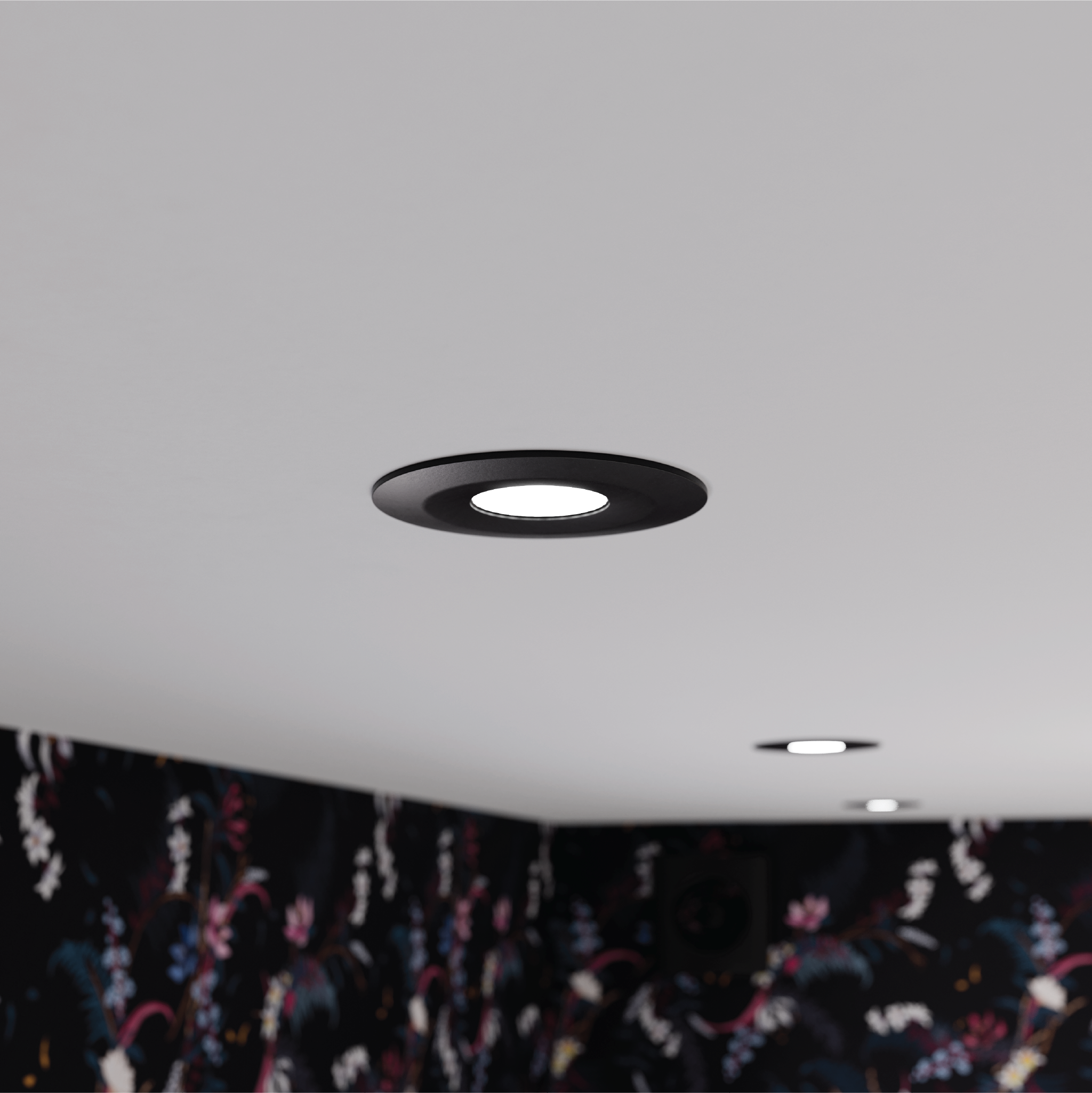 Vesper IP65 Bathroom Downlight #colour_black