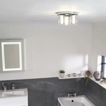 Astrae Trio Ceiling Light #colour_chrome