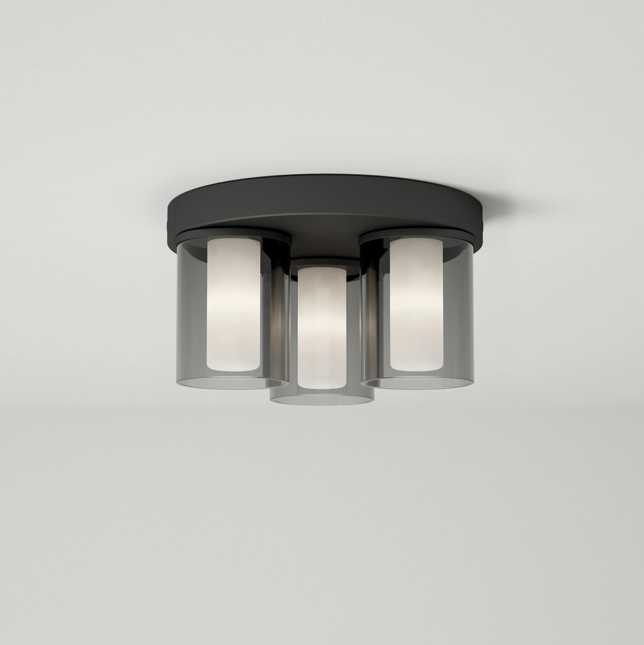 Astrae Trio Ceiling Light #colour_black