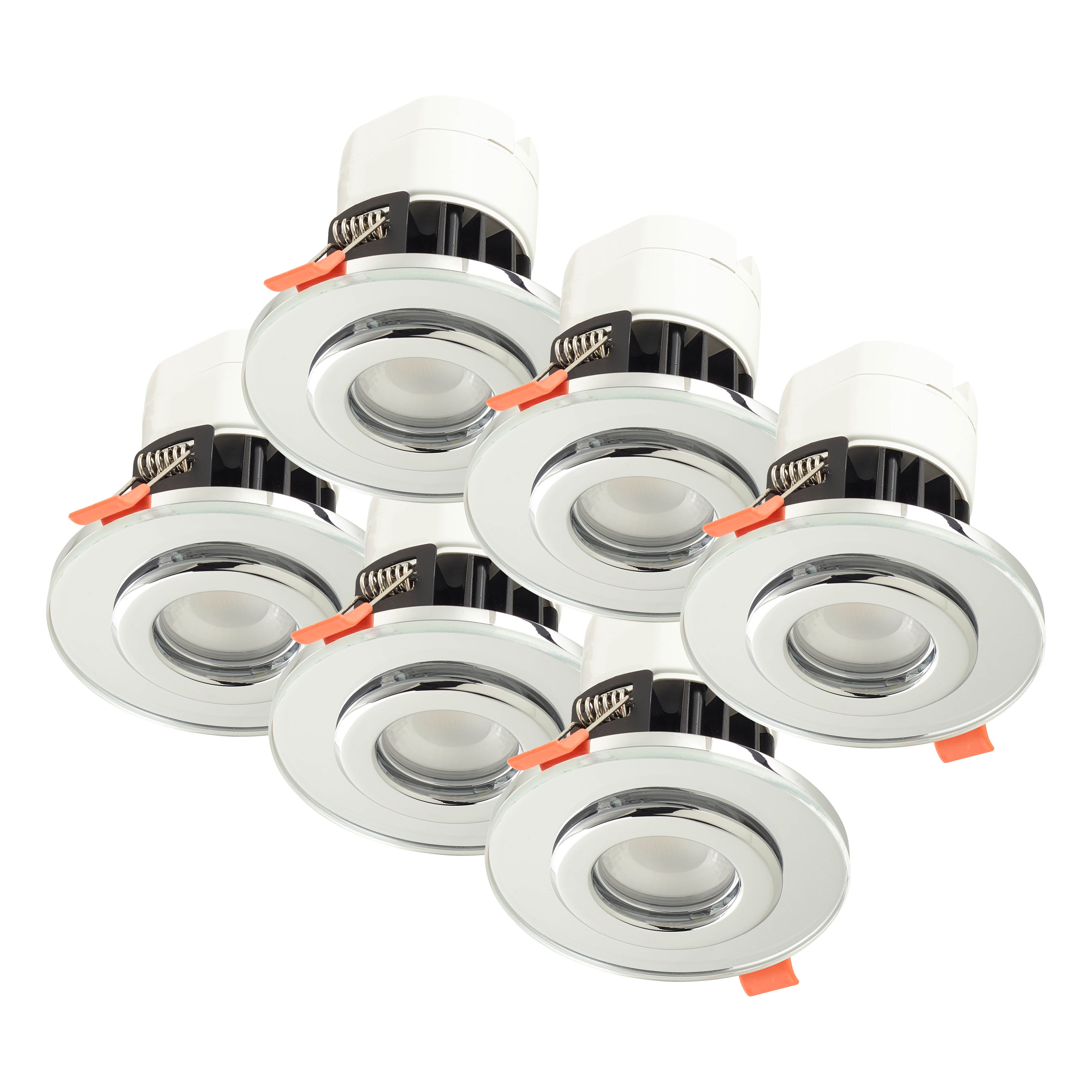 Athena Glass Bezel IP65 Downlight #colour_clear-glass