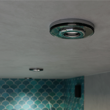 Athena Glass Bezel IP65 Downlight #colour_smoked-glass