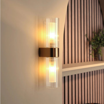Aulos Dual Wall Light #colour_brass