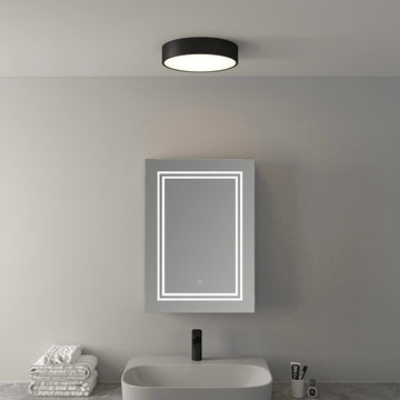 Zenith Round Ceiling Light #colour_black