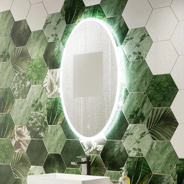 Clarity Oval LED Bathroom Mirror