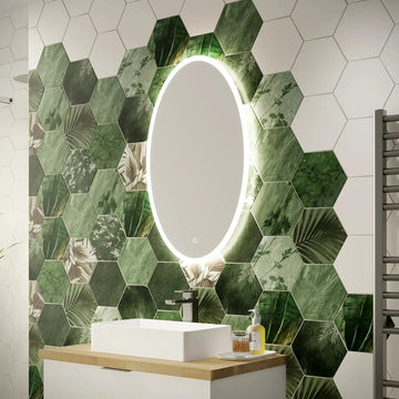 Clarity Oval LED Bathroom Mirror