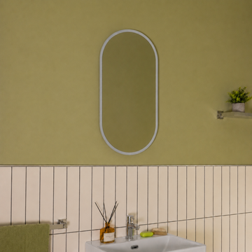 Cypress Pill Battery LED Bathroom Mirror 600 x 400mm