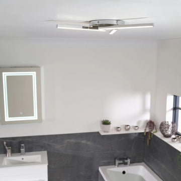 Edge Trio Ceiling Light #colour_chrome