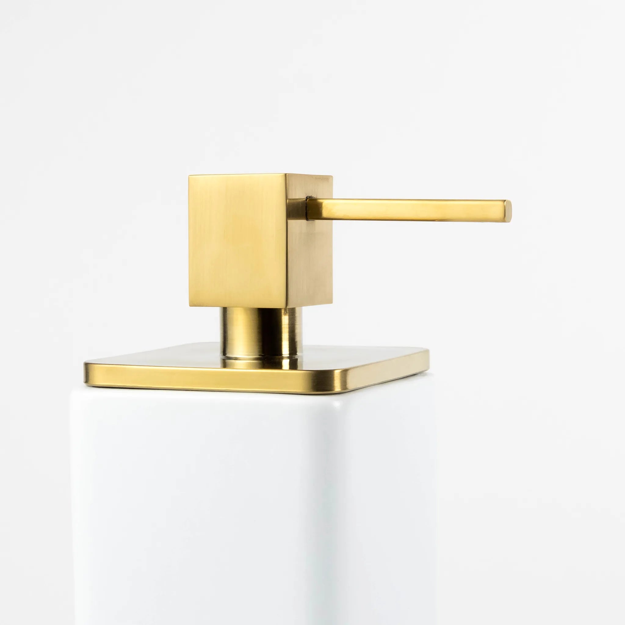 Elemental Square Soap Dispenser #colour_brass