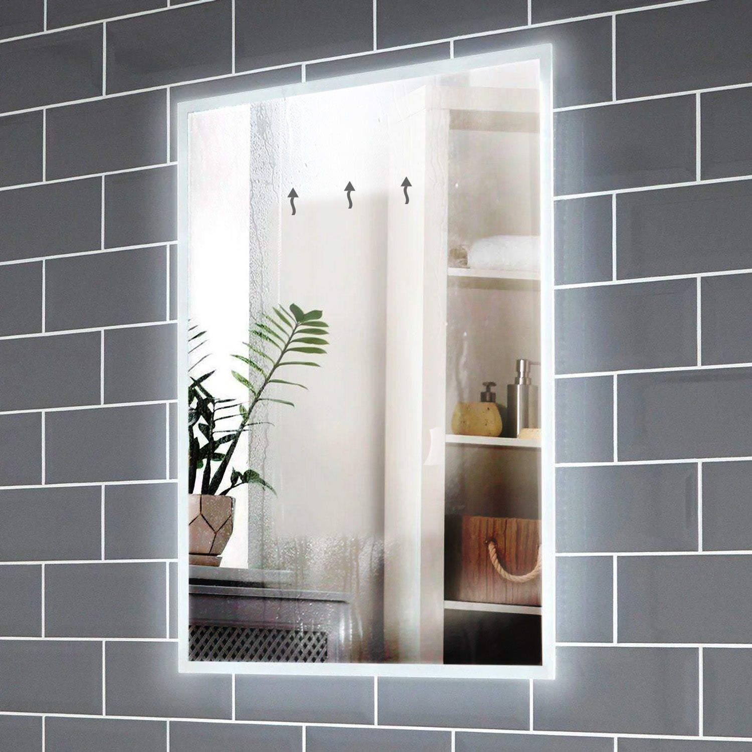 Glendale LED Bathroom Mirror #size_500mm-x-700mm