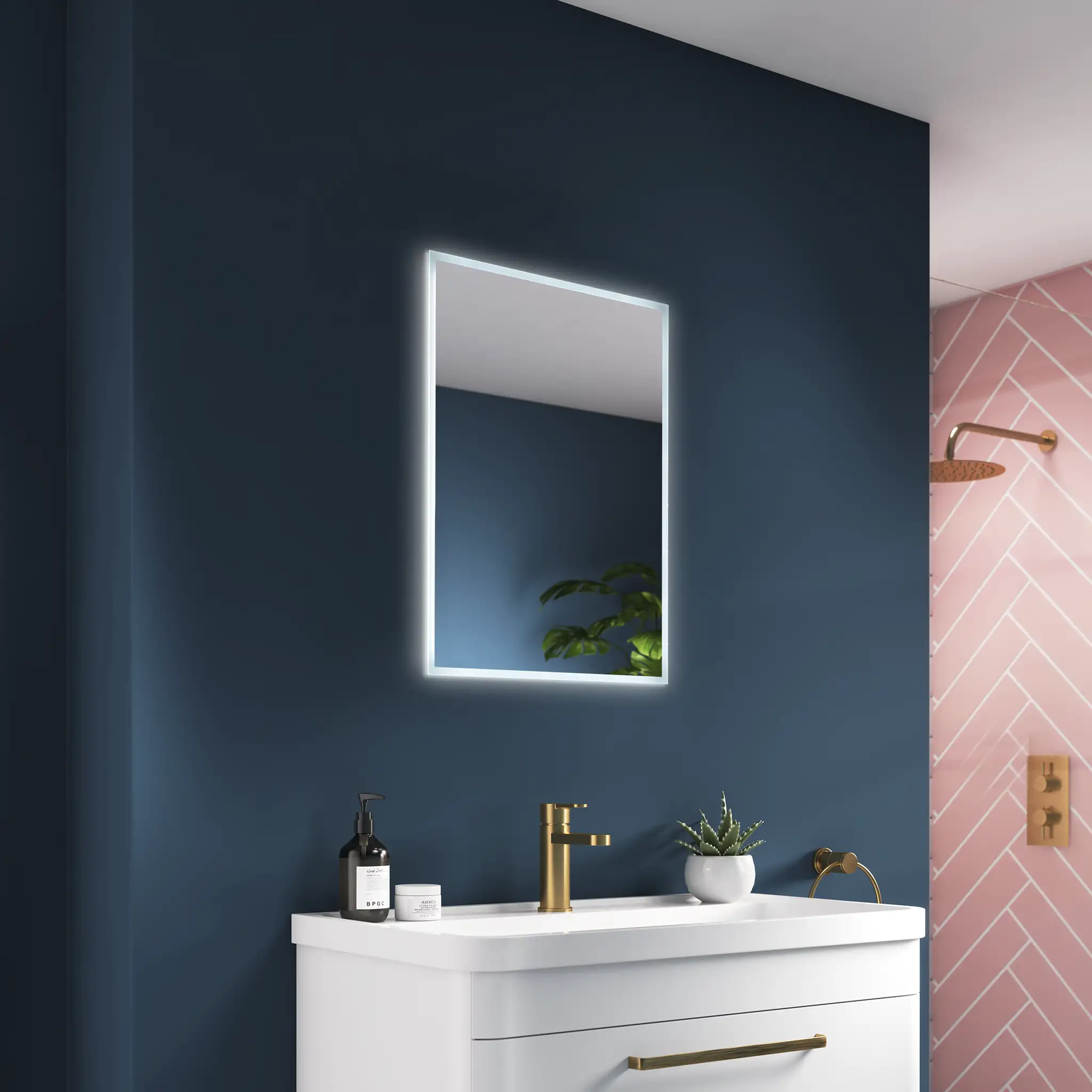 Glendale LED Bathroom Mirror #size_390mm-x-500mm