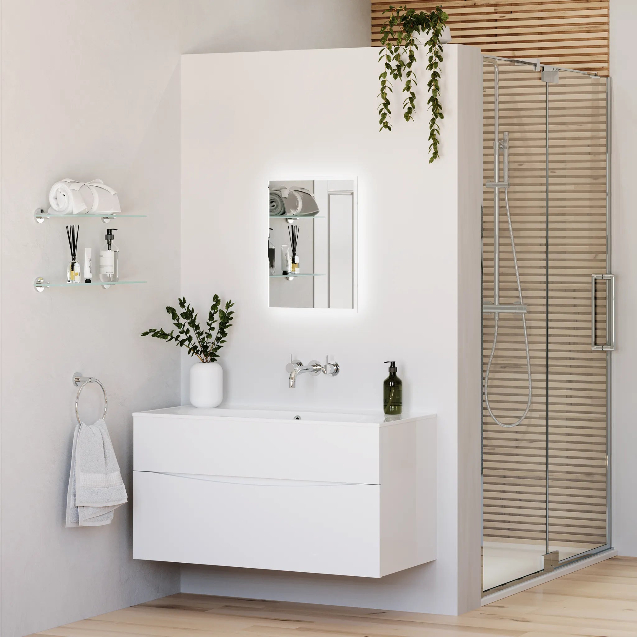 Glendale LED Bathroom Mirror #size_390mm-x-500mm