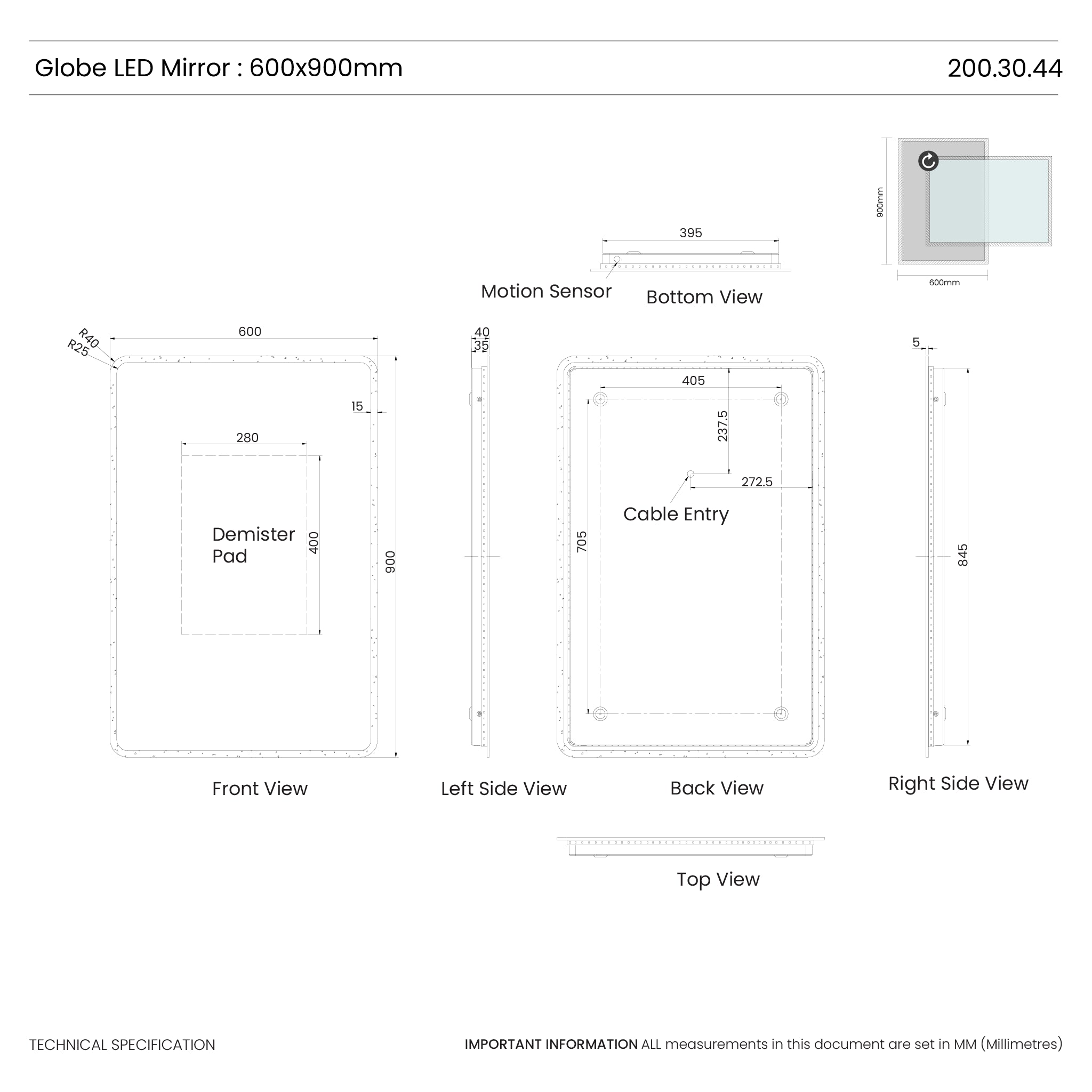 Globe LED Bathroom Mirror #size_600mm-x-900mm