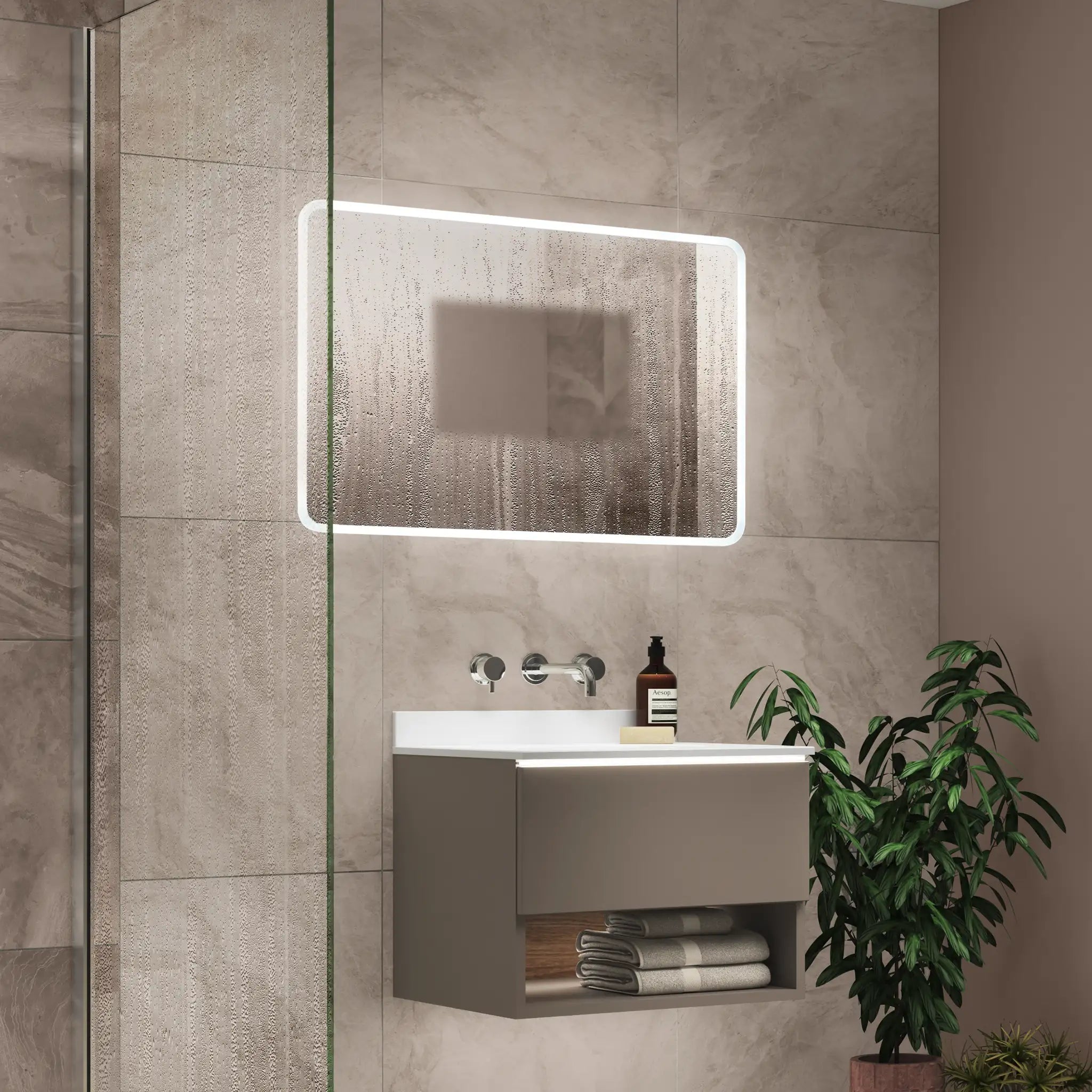 Globe LED Bathroom Mirror #size_600mm-x-900mm