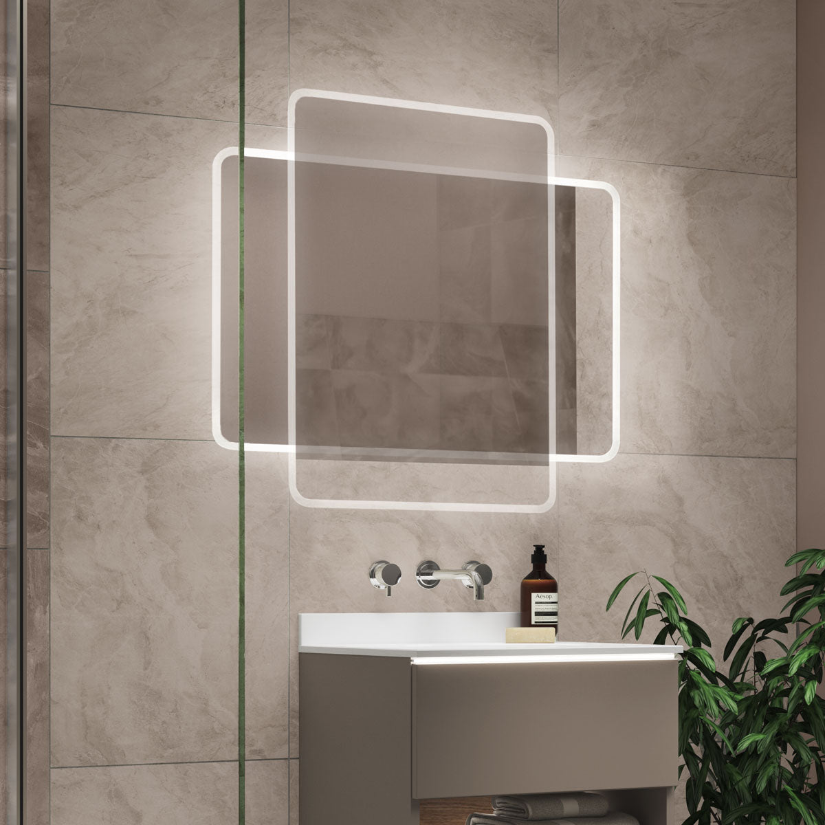 Globe LED Bathroom Mirror #size_600mm-x-900mm