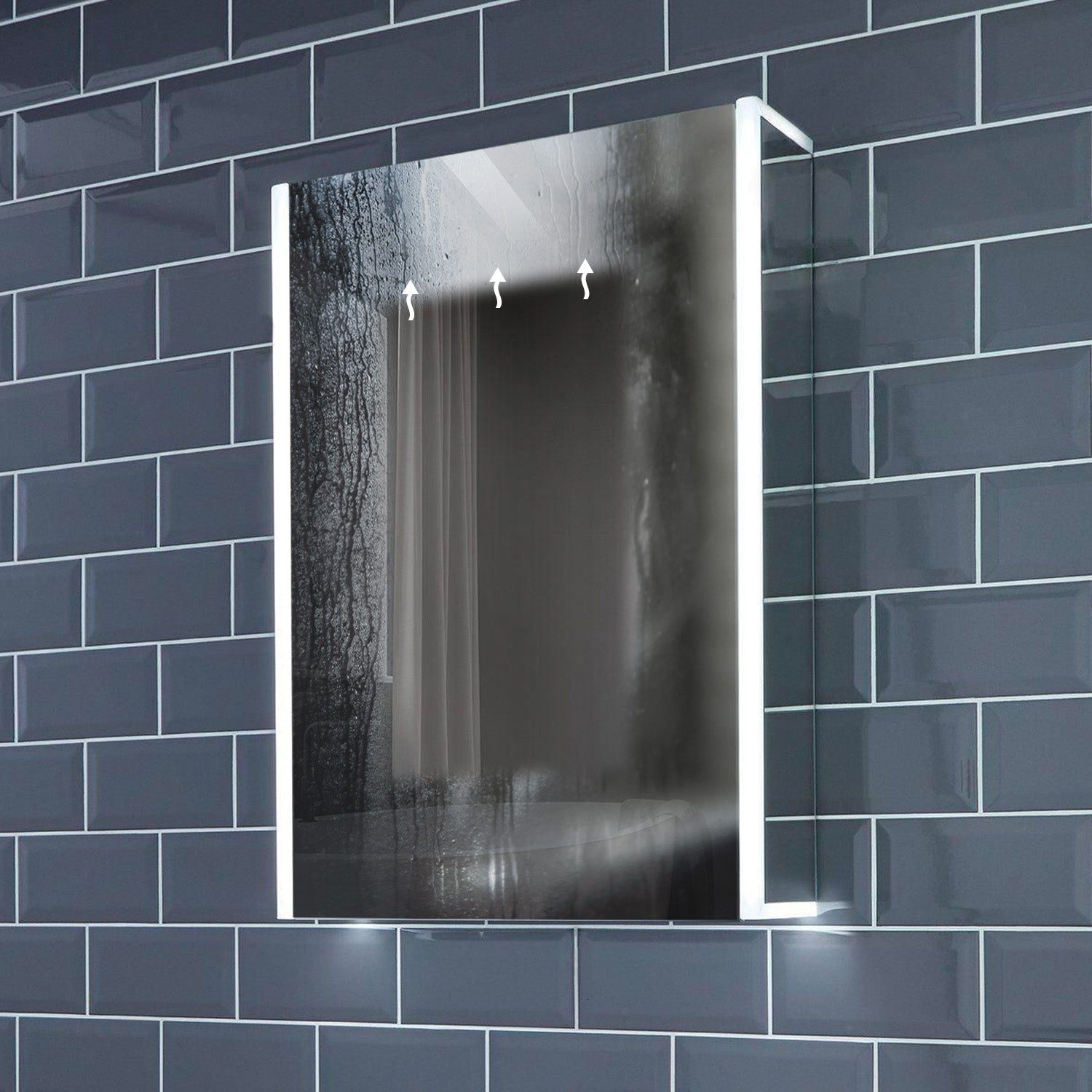 Grace Bluetooth 564x700mm LED Bathroom Mirror Cabinet