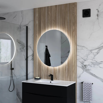 Halo Round LED Bathroom Mirror #size_1000mm