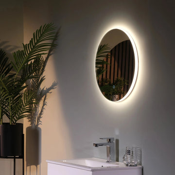 Halo Round LED Bathroom Mirror #size_500mm