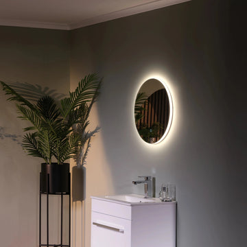 Halo Round LED Bathroom Mirror #size_500mm