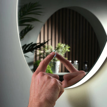 Halo Pill-Shaped LED Bathroom Mirror