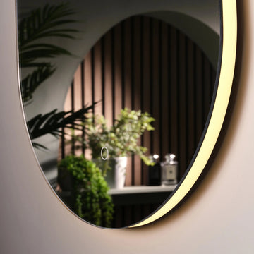 Halo Pill-Shaped LED Bathroom Mirror