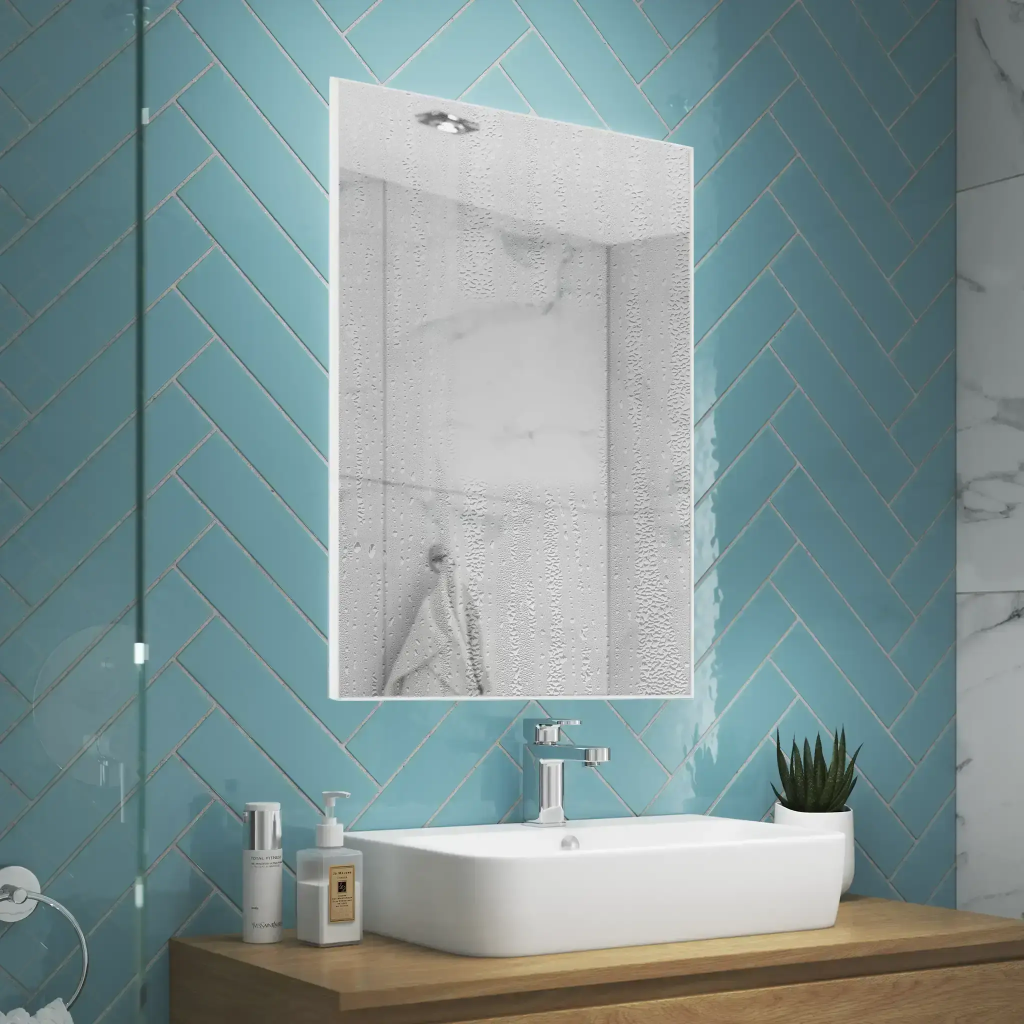 Haze LED Bathroom Mirror #size_600mm-x-800mm