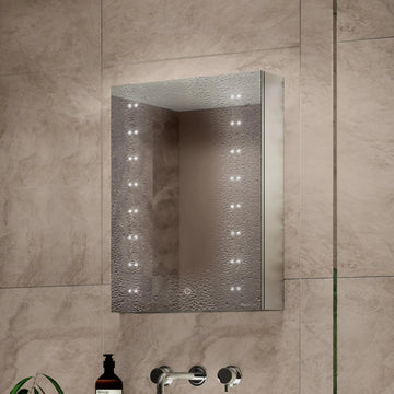 Hollis LED Bathroom Mirror Cabinet #size_450mm-x-600mm