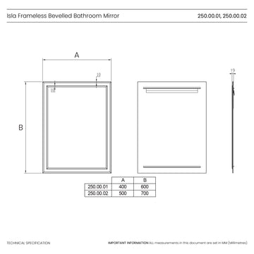Isla Dual Bevelled Mirror #size_400mm-x-600mm