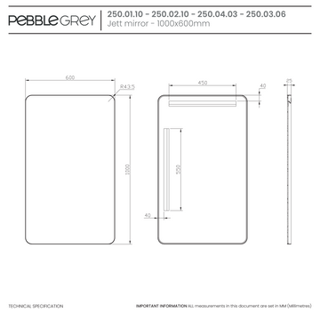 Jett Slim Frame Mirror