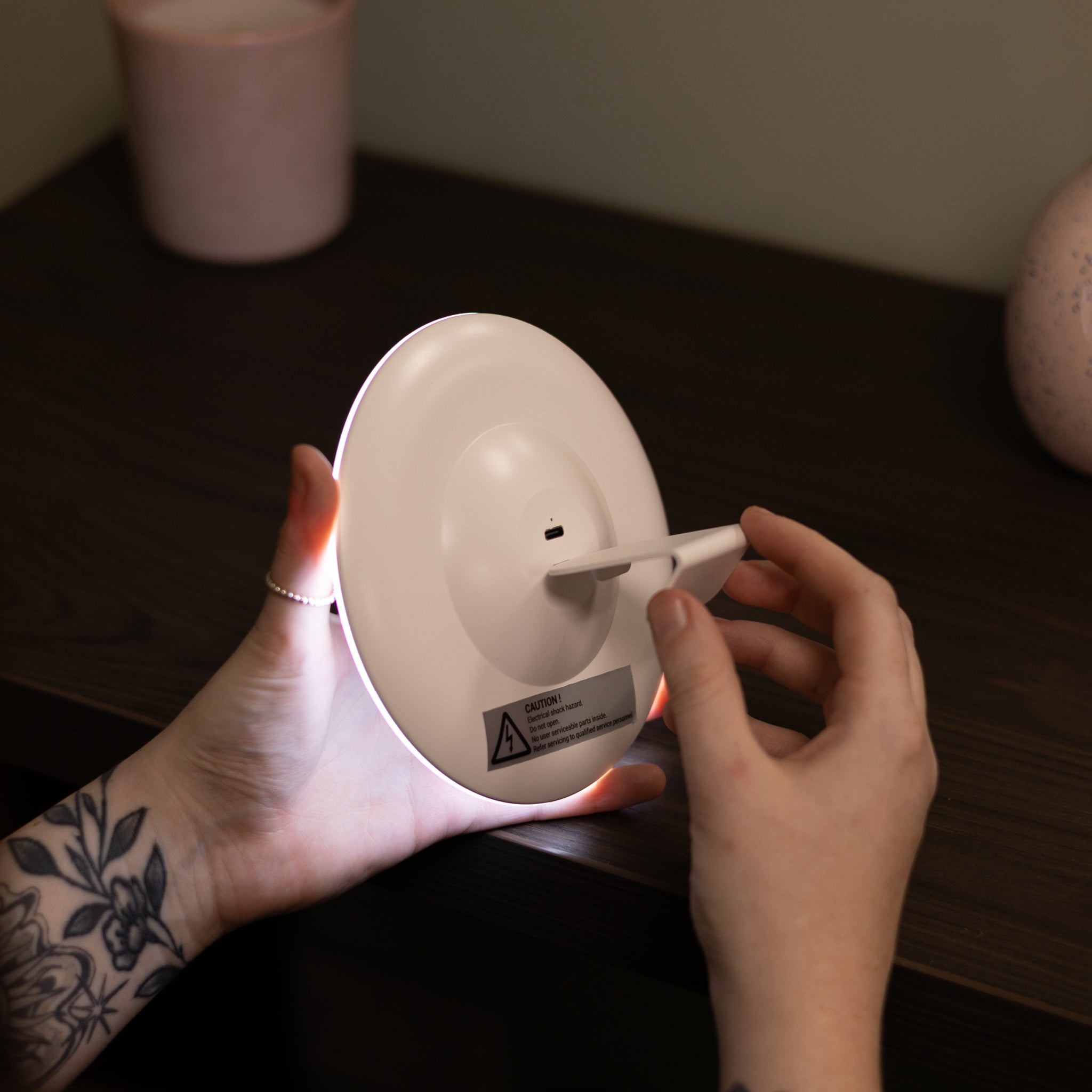 LED Round Magnifying Makeup Mirror 150mm