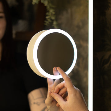 LED Round Magnifying Makeup Mirror 150mm