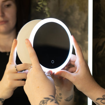 LED Round Magnifying Makeup Mirror 150mm