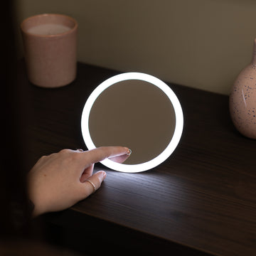 LED Round Magnifying Makeup Mirror 150mm