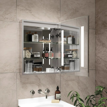 Linden 500x650mm LED Bathroom Mirror Cabinet