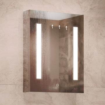 Linden 500x650mm LED Bathroom Mirror Cabinet