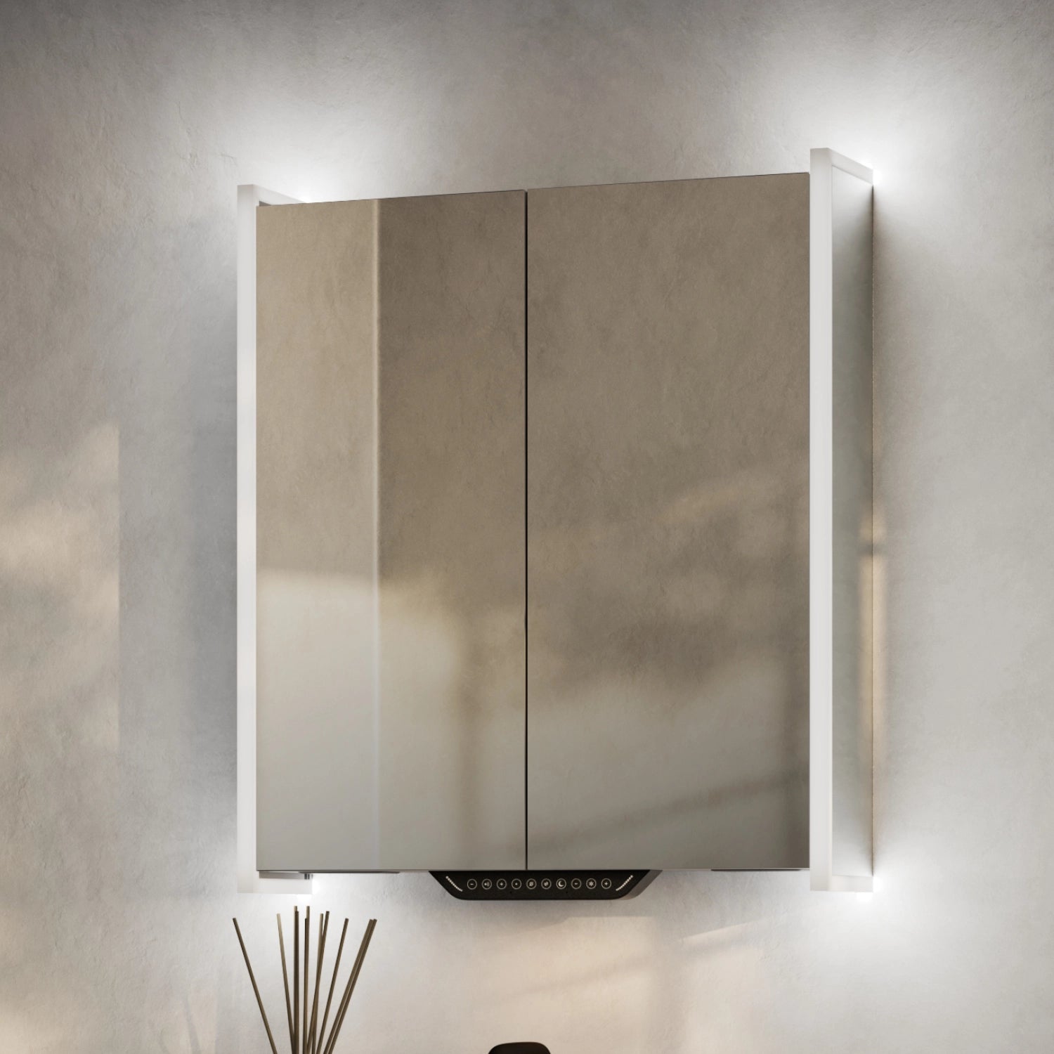 Luka LED Mirror Cabinet with Alexa Built-In