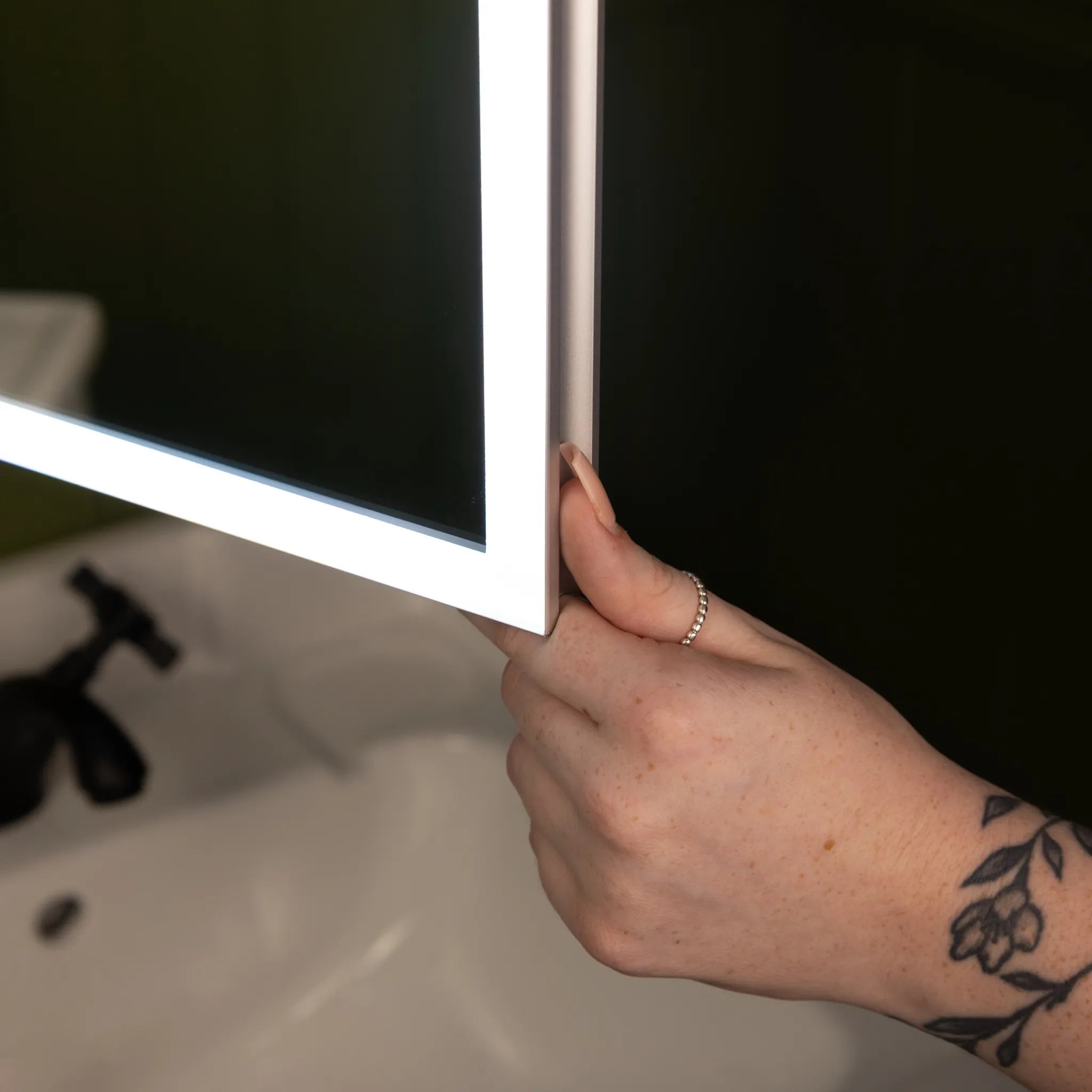 Luma Triple Door LED Recessed Bathroom Mirror Cabinet 1200 x 700mm