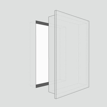 Malin Recessed LED Cabinet #size_500mm-x-700mm