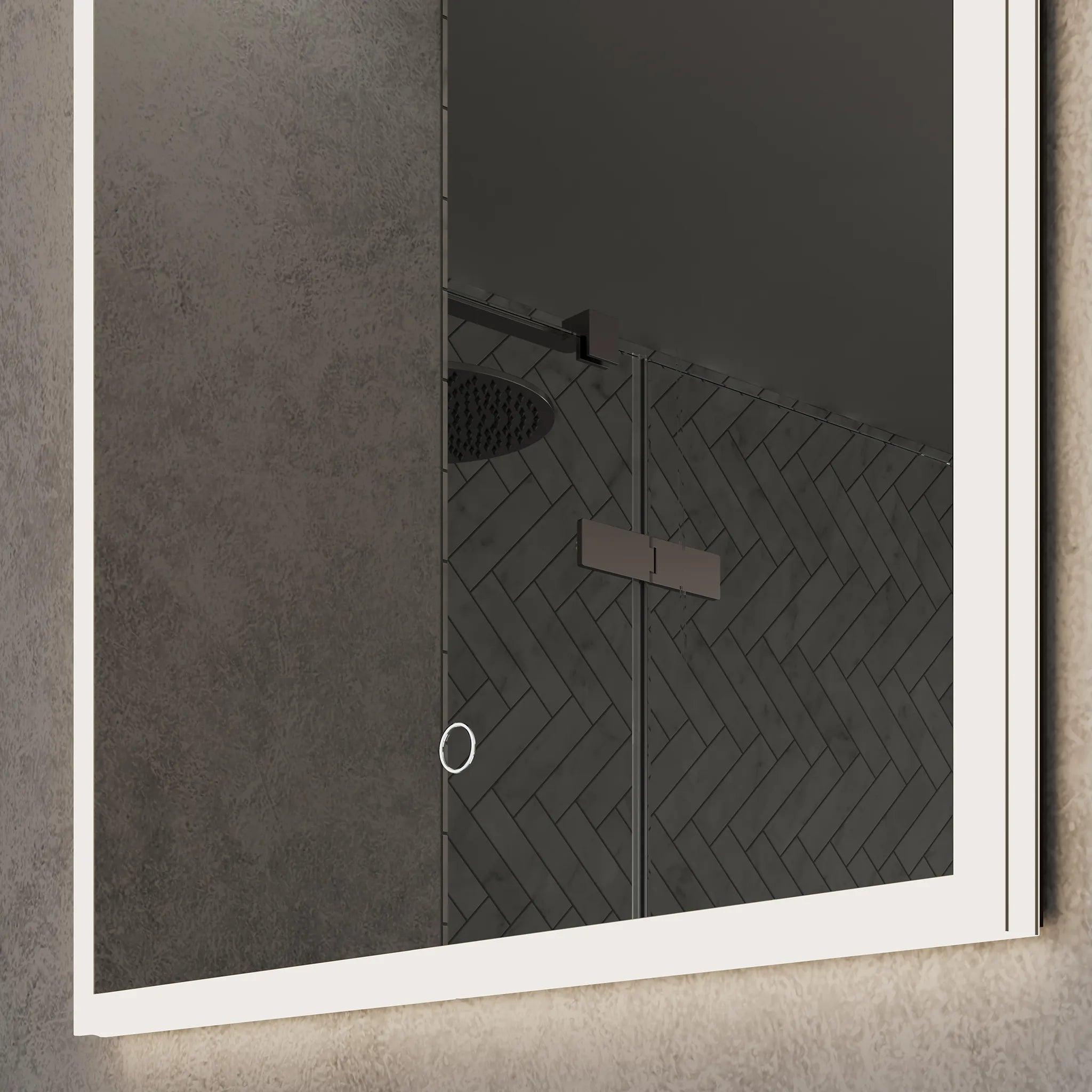 Malin Recessed LED Cabinet #size_500mm-x-700mm
