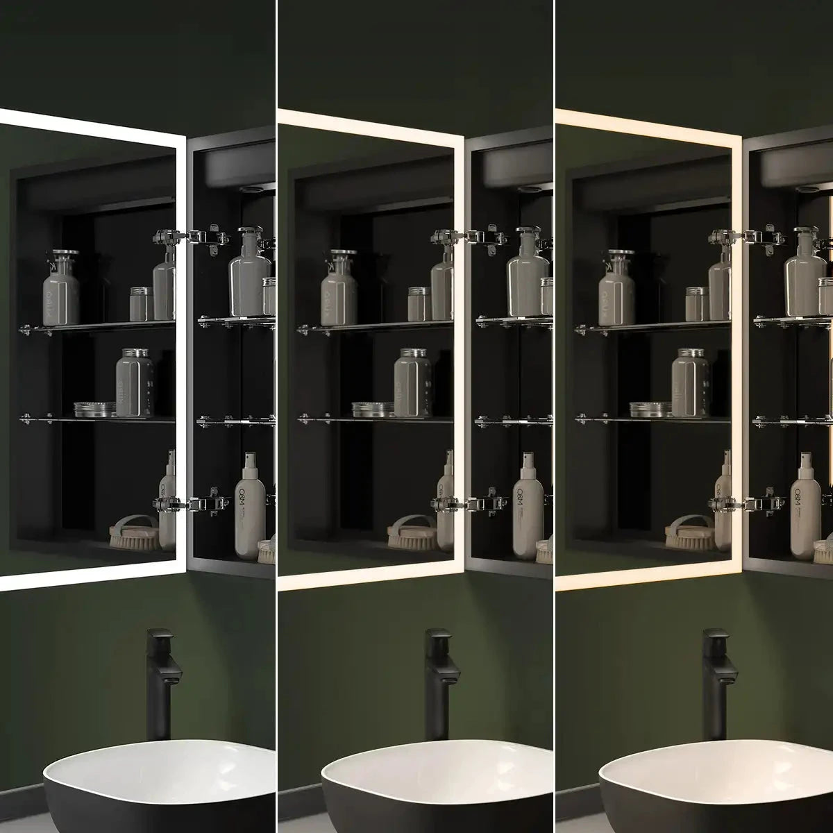 Malin Illuminated Bathroom Mirror Pebble Grey Pebble Grey
