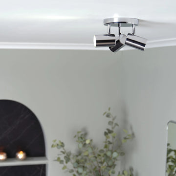 Odell Trio Ceiling Light #colour_chrome
