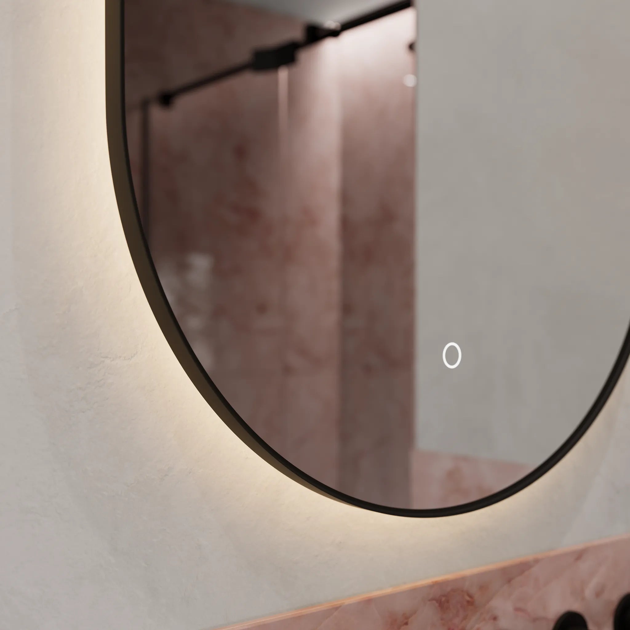 Oslo Oval LED Mirror #size_600mm-x-1000mm