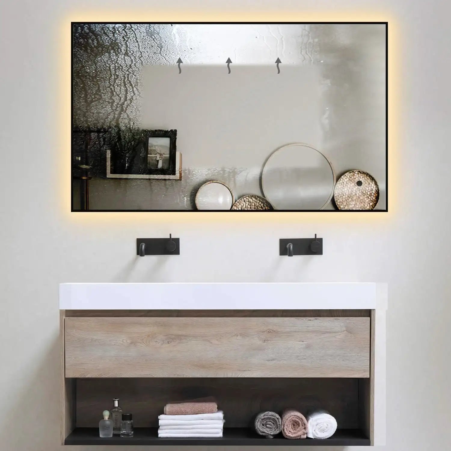 Oslo LED Bathroom Mirror #size_1000mm-x-600mm