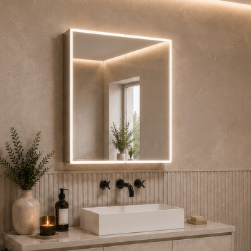 Verve Rechargeable Battery 500x700mm LED Mirror Cabinet #size_600mm-x-700mm