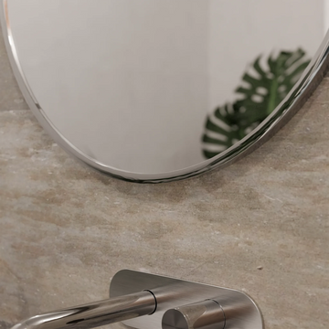 Kira Pill-Shaped Mirror #colour_chrome