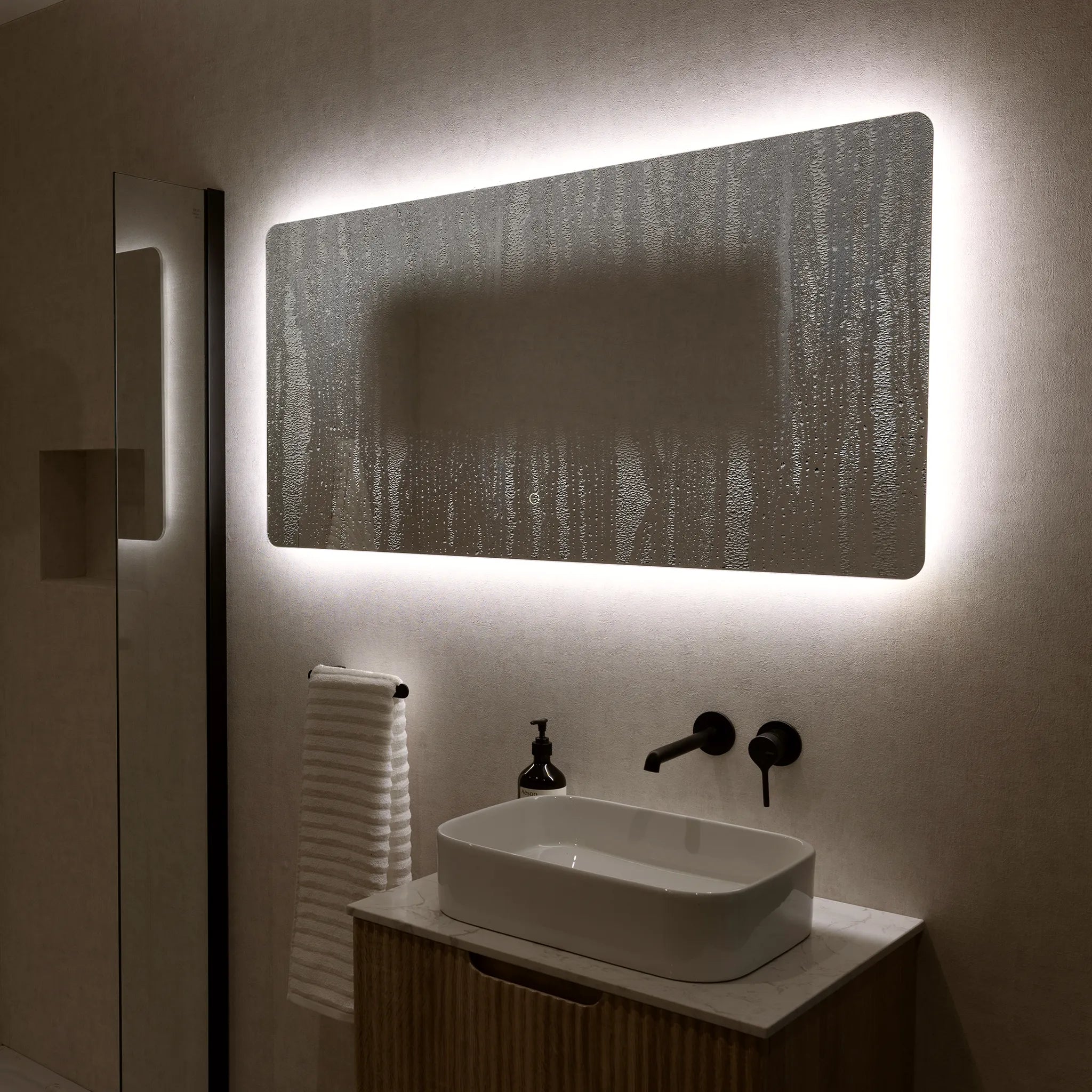 Savannah Curve Backlit LED Bathroom Mirror #size_1200mm-x-600mm